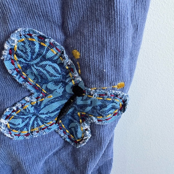 Vintage Patchwork Mary-Kate&Ashley Blue Women's Trousers - Picture 6 of 13